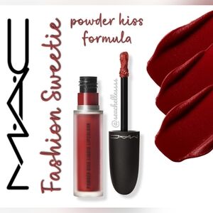 MAC Cosmetics Fashion Sweetie Powder Kiss Liquid Lipstick Brand New In Box